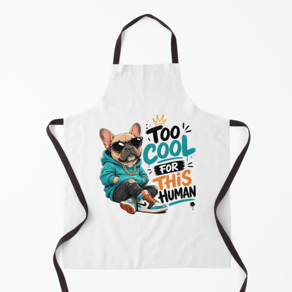 Item preview, Too Cool For This Human French Bulldog Swag Sunglasses Hoodie designed and sold by Charles4719.