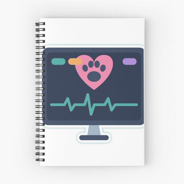 Item preview, Vet Tech Anesthesia Monitor Paw Heartbeat Sticker designed and sold by NTOO.