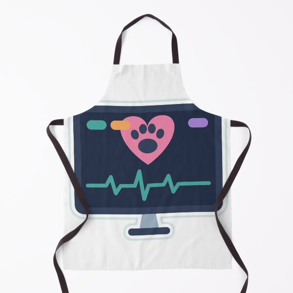 Item preview, Vet Tech Anesthesia Monitor Paw Heartbeat Sticker designed and sold by NTOO.