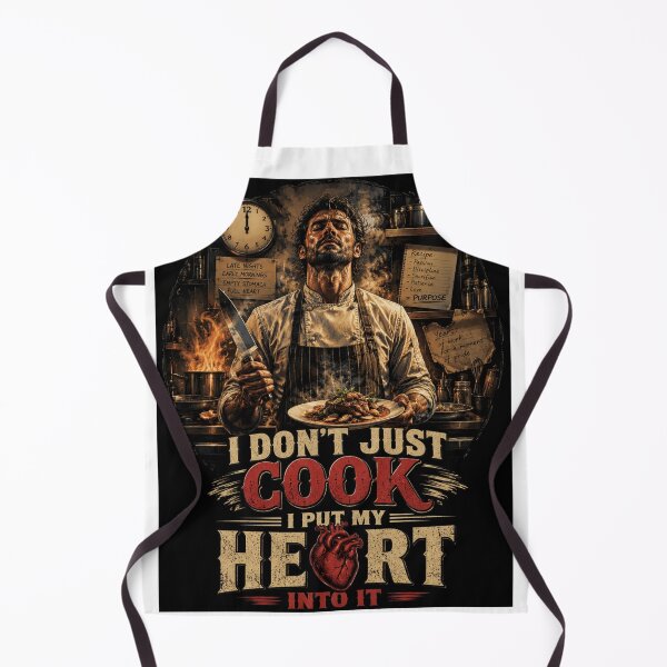 Item preview, I Dont Just Cook I Put My Heart Into It designed and sold by Haque Desigens.