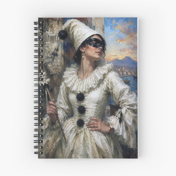 Item preview, Pulcinella – The Italian Jester painting. designed and sold by GalleryKauffeld.