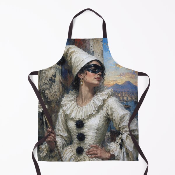 Item preview, Pulcinella – The Italian Jester painting. designed and sold by GalleryKauffeld.