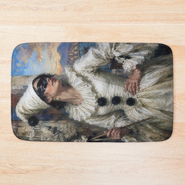 Item preview, Pulcinella – The Italian Jester painting. designed and sold by GalleryKauffeld.