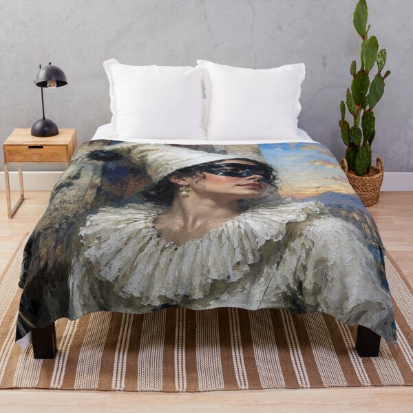 Item preview, Pulcinella – The Italian Jester painting. designed and sold by GalleryKauffeld.