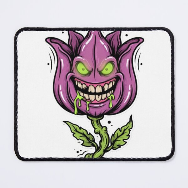 Item preview, Evil Purple Tulip Monster Glowing Eyes designed and sold by TeeDesignMaster.