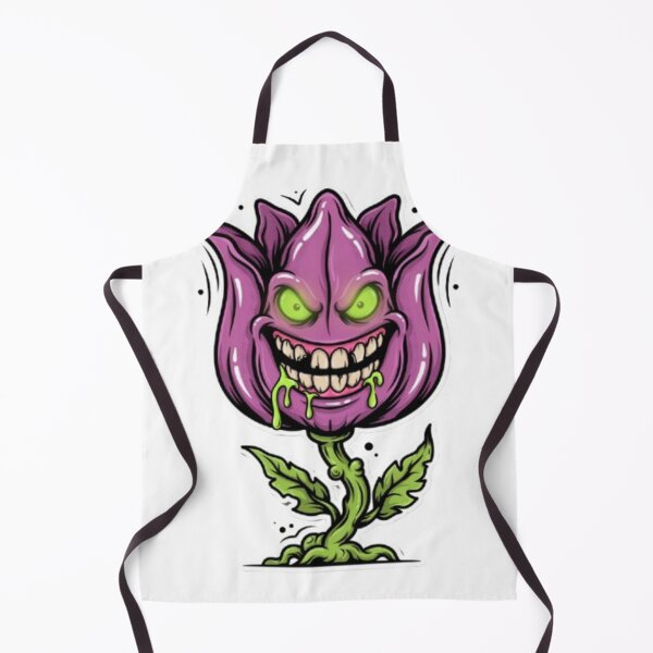 Item preview, Evil Purple Tulip Monster Glowing Eyes designed and sold by smartlogo_factory.