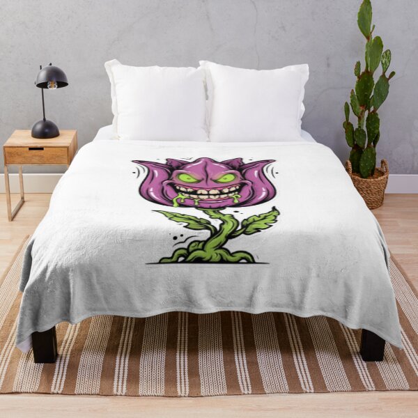 Item preview, Evil Purple Tulip Monster Glowing Eyes designed and sold by TeeDesignMaster.