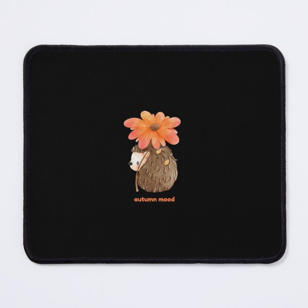 Item preview, Cute Autumn Mood Hedgehog - Watercolor Fall Flower Graphic designed and sold by Velouria Universe.
