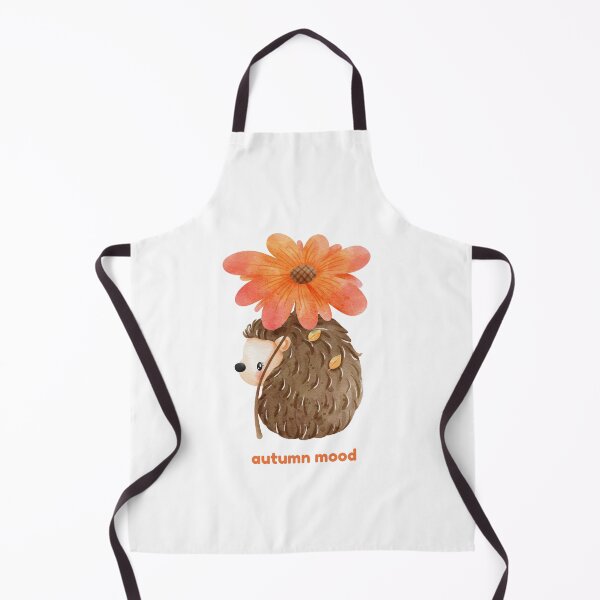 Item preview, Cute Autumn Mood Hedgehog - Watercolor Fall Flower Graphic designed and sold by Velouria Universe.