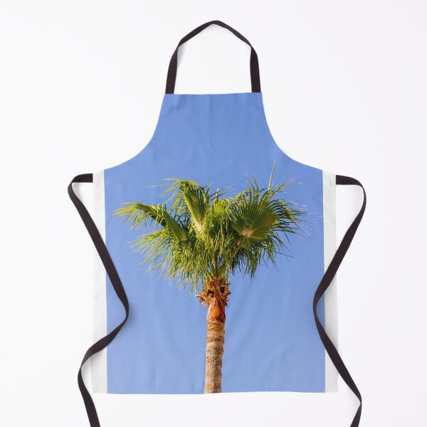 Item preview, Tall Palm Tree Against Clear Blue Sky - Tropical Summer Landscape With Sunny Vacation Vibe designed and sold by Nmallia.