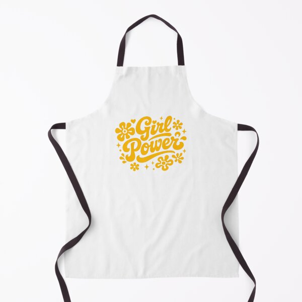 Item preview, Retro Girl Power Groovy Yellow Typography designed and sold by cutepid.