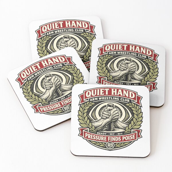 Item preview, Quiet Hand Arm Wrestling Club designed and sold by Rhubarb Bridge Merch.