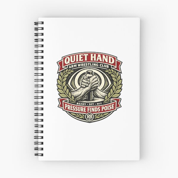 Item preview, Quiet Hand Arm Wrestling Club designed and sold by Rhubarb Bridge Merch.