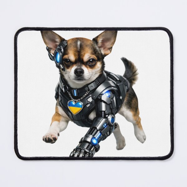 Item preview, Cyberpunk Chihuahua with Robotic Armor designed and sold by Agnisherl.