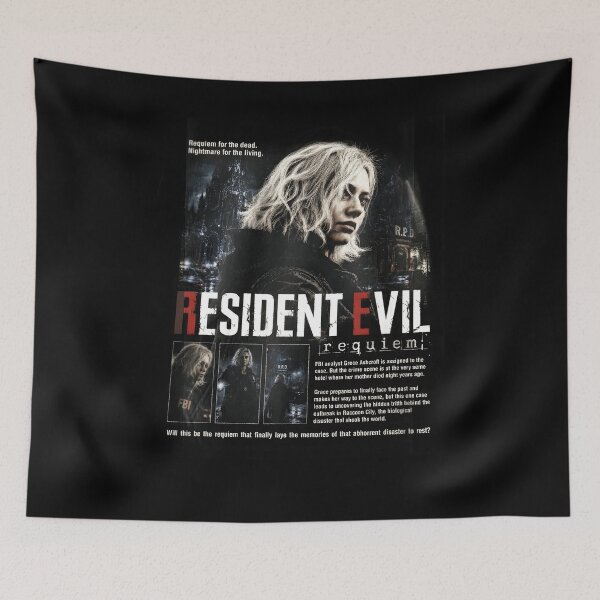 Item preview, Resident Evil 9 Grace Ashcroft Shirt, Requiem Horror Game Graphic Tee, Vintage Washed Gamer Gift, Survival Horror Unisex Hoodie designed and sold by Phirivey.