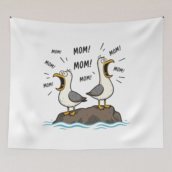Item preview, Funny Seagull Mom Mum Mother's Day Gift Design designed and sold by w1ckerman.