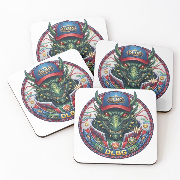 Item preview, Cyberpunk Dragon Badge - Techno Beast Vibrant Edition by DLBG designed and sold by DLBG-STORE.