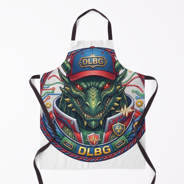 Item preview, Cyberpunk Dragon Badge - Techno Beast Vibrant Edition by DLBG designed and sold by DLBG-STORE.
