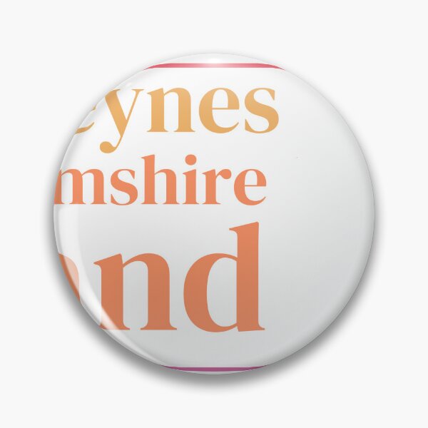 Item preview, Milton Keynes Buckinghamshire England City Marked On Map designed and sold by TheIconSmith.
