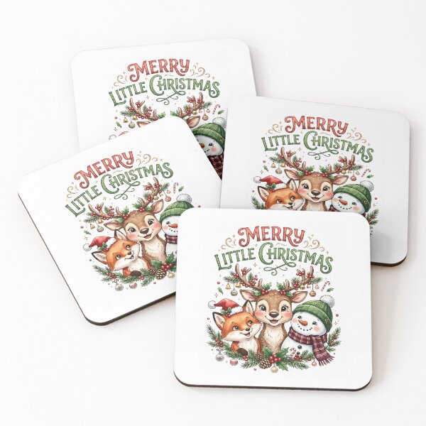 Item preview, Merry Little Christmas Woodland Trio designed and sold by Steele-Art.