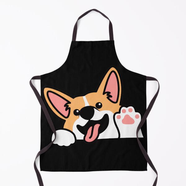 Item preview, Cute Waving Corgi Dog Pal Greeting designed and sold by Dmo3HarkoArt.