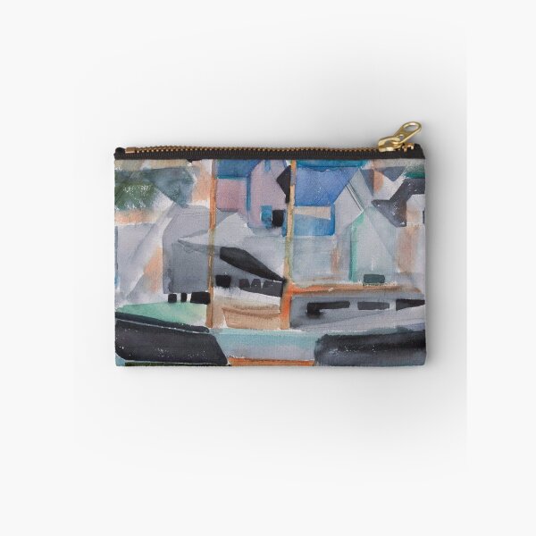 Item preview, Schooner with Reflection watercolor and pencil on paper nautical seascape fine art painting print by William Zorach designed and sold by Jéanpaul  Ferro.