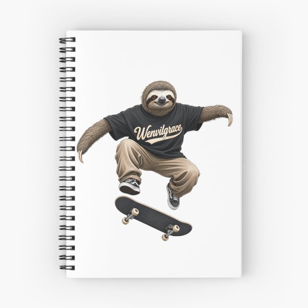 Item preview, Skateboarding Sloth Gift designed and sold by Wenvilgrace.