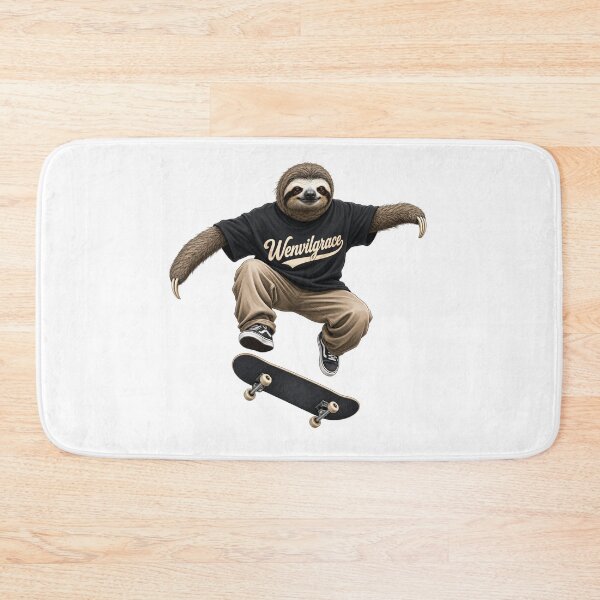 Artikelvorschau, Skateboarding Faultier Geschenk entworfen und verkauft von Wenvilgrace.