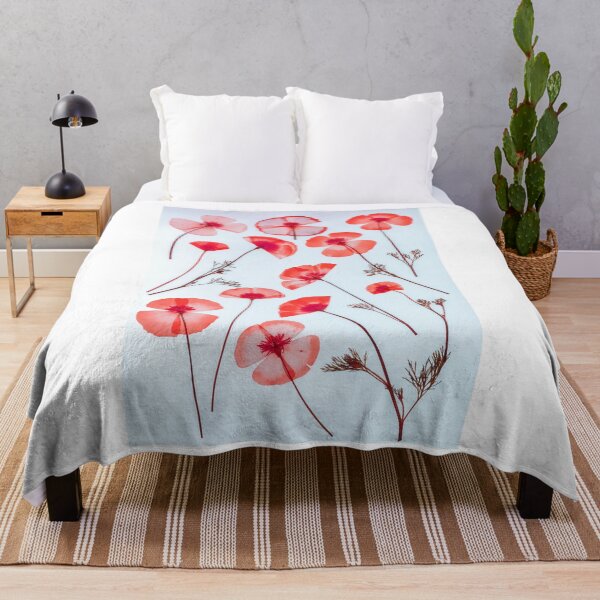 Item preview, Pressed Red California Poppies Floral Art designed and sold by Catrinann.