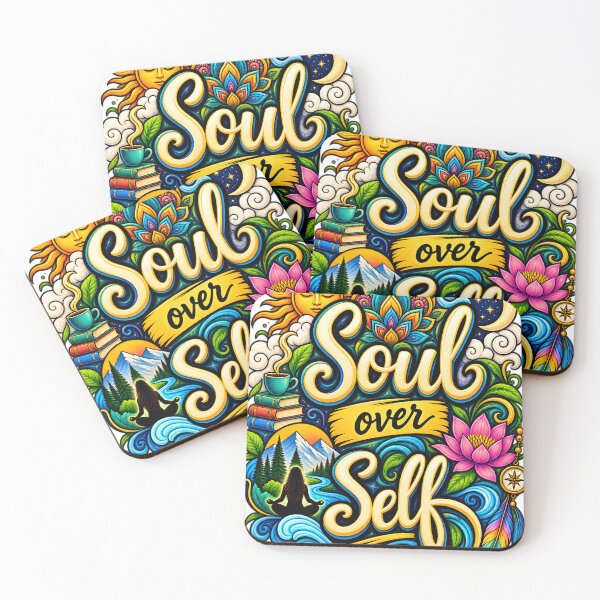 Item preview, Soul over Self - Mindfulness & Inner Peace Doodle Art designed and sold by Seer beyond Mind.