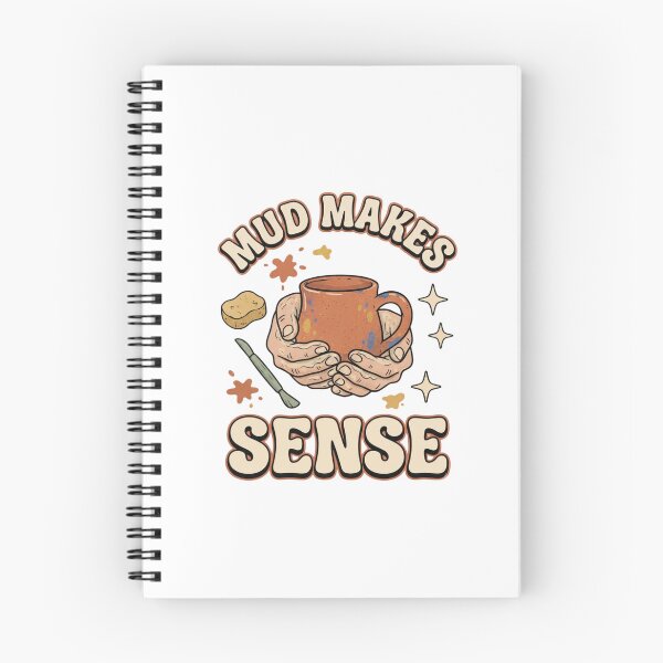 Item preview, Mud Makes Sense Retro Pottery Art designed and sold by GoofyShopp.