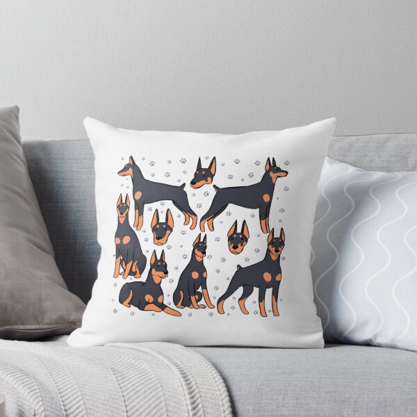 Item preview, Doberman Dog Breed Art with Paw Prints designed and sold by Dmo3HarkoArt.