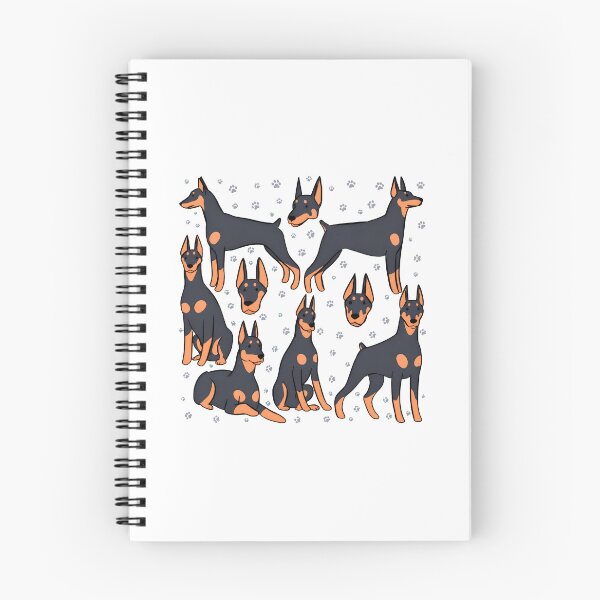 Item preview, Doberman Dog Breed Art with Paw Prints designed and sold by Dmo3HarkoArt.