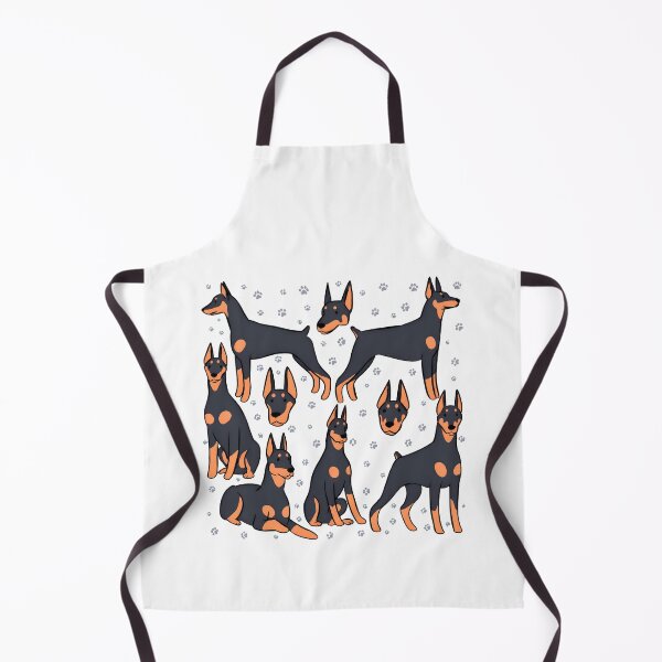 Item preview, Doberman Dog Breed Art with Paw Prints designed and sold by Dmo3HarkoArt.