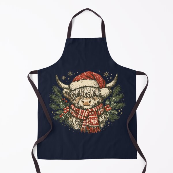 Item preview, Cute Christmas Highland Cow – Festive Rustic Farmhouse Holiday Winter Gift designed and sold by Artycom.