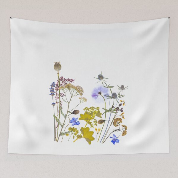 Item preview, Pressed Wildflowers and Lavender Botanical Art designed and sold by Catrinann.