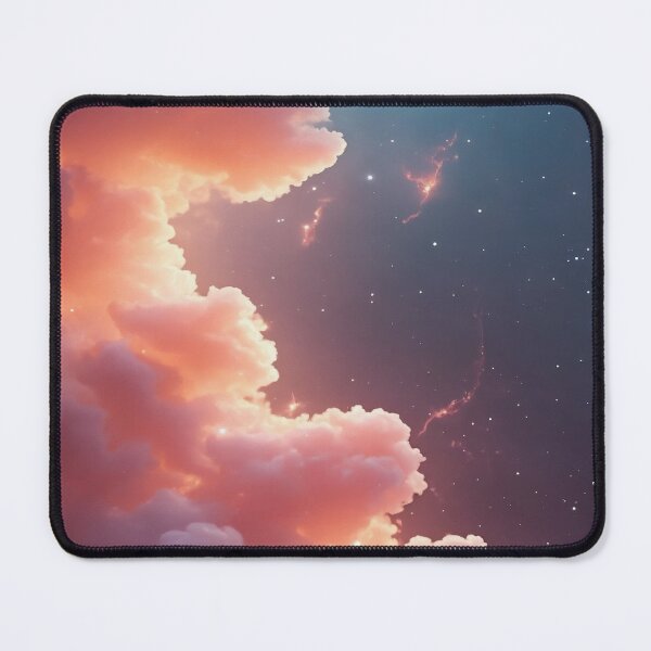 Item preview, Coral Nebula Bloom Among Stars designed and sold by ClarityPulse Studio.