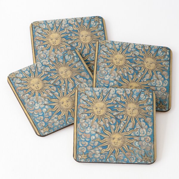 Item preview, 3 suns esoteric vintage art designed and sold by UranianDreams.