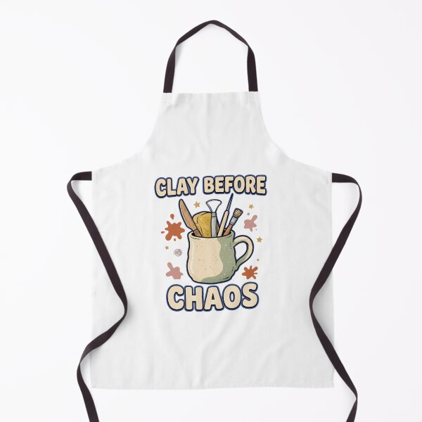 Item preview, Clay Before Chaos Funny Pottery Art designed and sold by GoofyShopp.