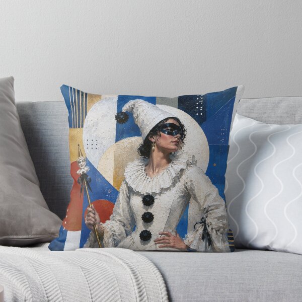 Item preview, A cubistic Pulcinella – A Venetian Tale designed and sold by GalleryKauffeld.
