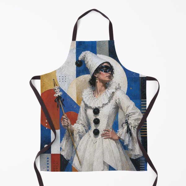 Item preview, A cubistic Pulcinella – A Venetian Tale designed and sold by GalleryKauffeld.