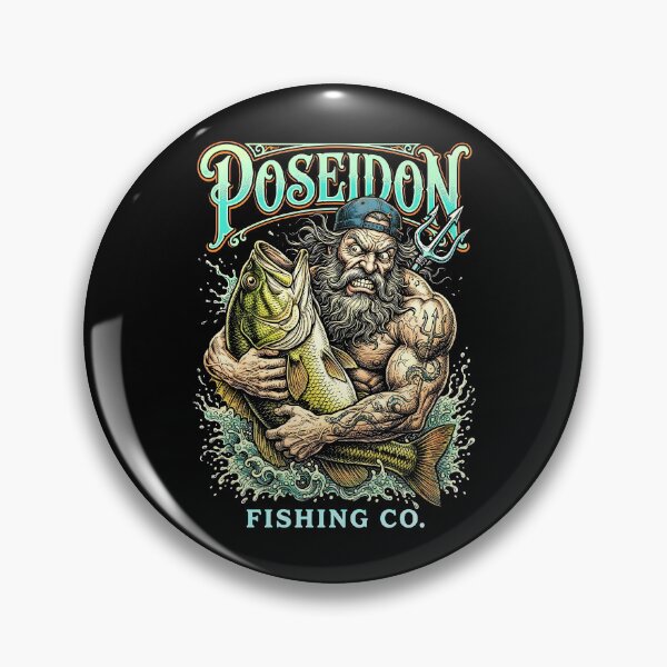 Item preview, Funny Fishing Dad Poseidon God Of The Sea Bass Fisherman designed and sold by GrandeDuc.