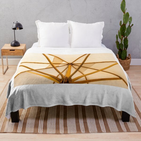 Item preview, Wooden Ribs Of A Cream Patio Umbrella From Below Showing Canopy Structure And Architectural Lines designed and sold by Nmallia.