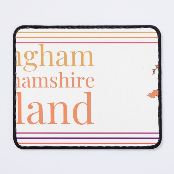 Item preview, Nottingham Nottinghamshire England City Marked On Map designed and sold by TheIconSmith.