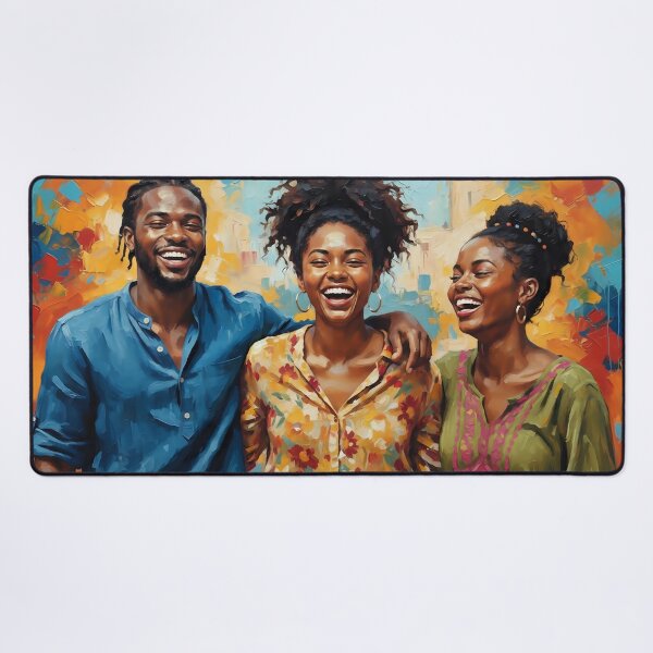 Item preview, Joyful Siblings in Vibrant Color designed and sold by ArtFrameStudio.