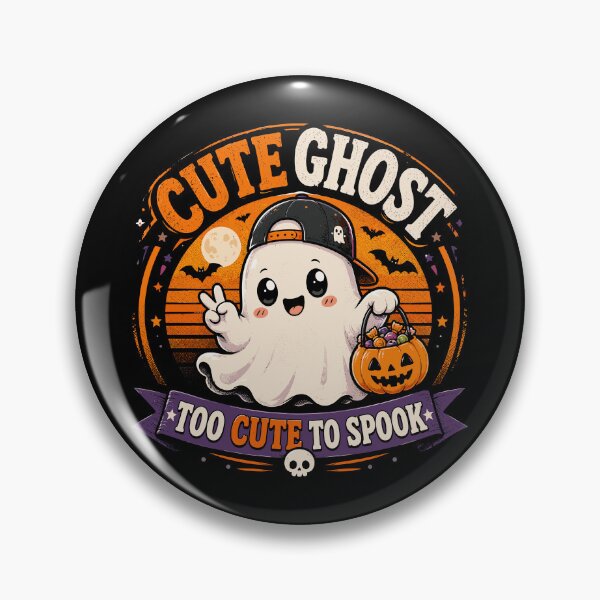 Artikelvorschau, Cute Ghost Too Cute To Spook Halloween Costume entworfen und verkauft von ZIGLWORKS.