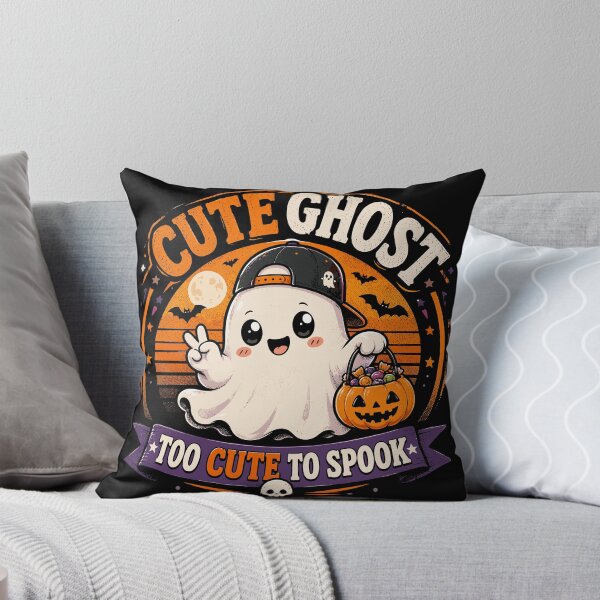 Artikelvorschau, Cute Ghost Too Cute To Spook Halloween Costume entworfen und verkauft von ZIGLWORKS.