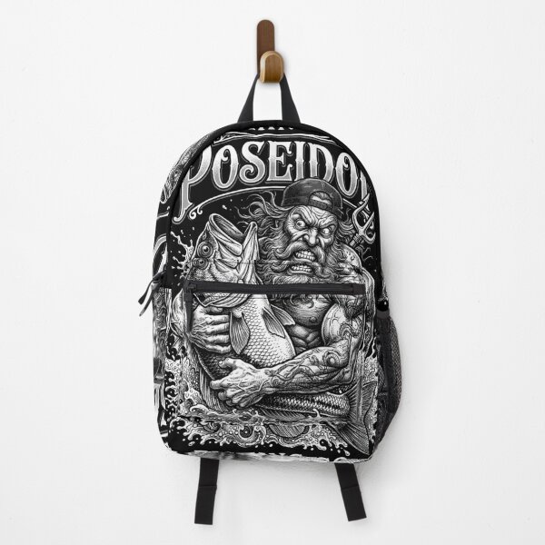 Item preview, Funny Fishing Dad Poseidon God Of The Sea Bass Fisherman designed and sold by GrandeDuc.