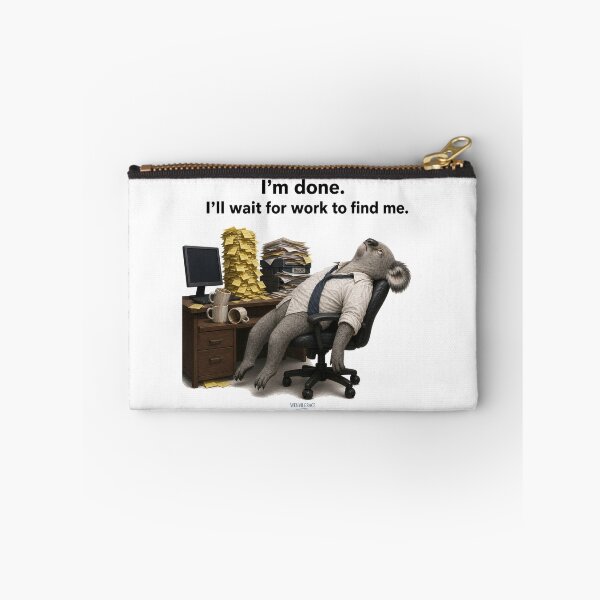 Item preview, The "I'm Done" Office Koala designed and sold by Wenvilgrace.
