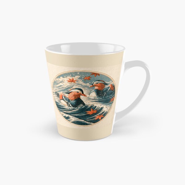 Item preview, Ukiyo-e Mandarin Ducks Japanese Woodblock Print designed and sold by GrinGalore.